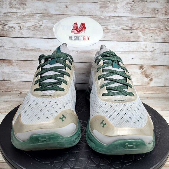 Under Armour Spine Women's Size 8.5 Green /white Running Shoes - Picture 4 of 11